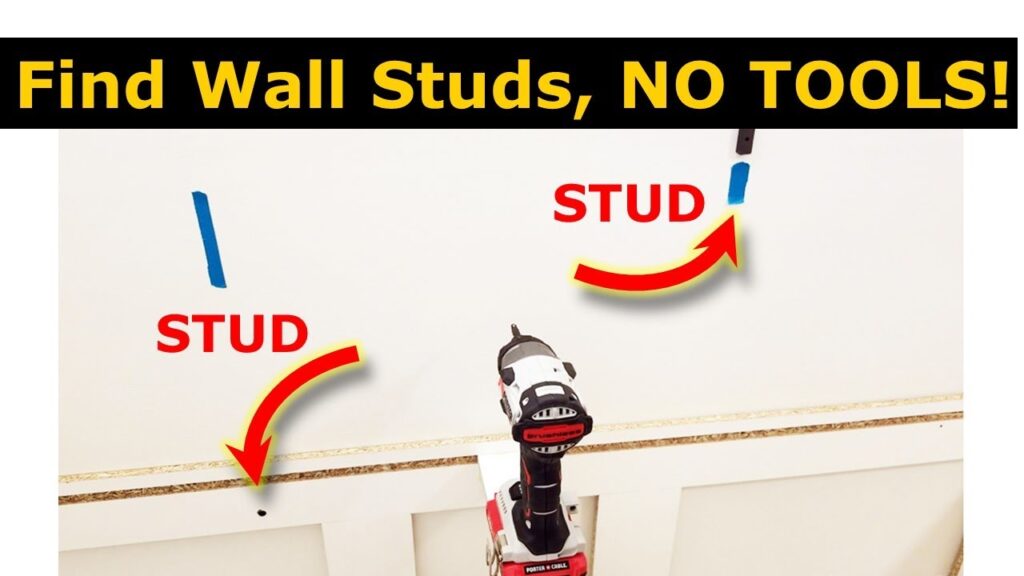 How to Find Wall Studs Without a Stud Finder