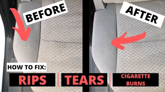 How To Fix A Burn Hole In Car Upholstery